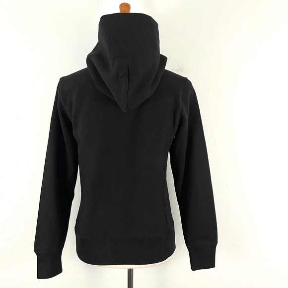 Champion Women's XS Reverse Weave Heavyweight Hoodie Sweatshirt Black - Picture 9 of 11
